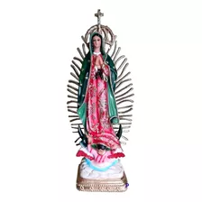 Virgen De Guadalupe Figura De Resina 59 Cm Envío Gratis 