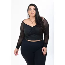 Cropped Plus Size Varios Modelos Escolha O Seu