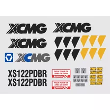 Kit Adesivos Rolo Compactador Xcmg Xs122pdbr Xs122