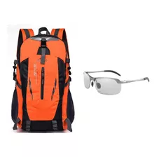 Bolsa De Montañismo Mochila De Viaje Deportiva 40l+lentes De