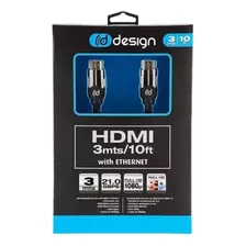 Cable Hdmi 3mts Design