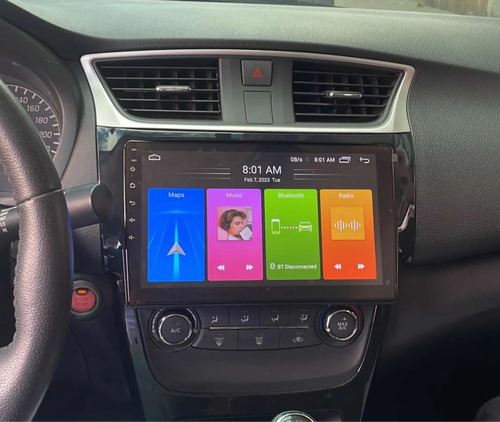 Radio Andorid Carplay 2+32 Nissan Sentra 2013-2018 Foto 4