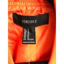 Campera Bomber Forever 21 Nueva Sin Etiqueta