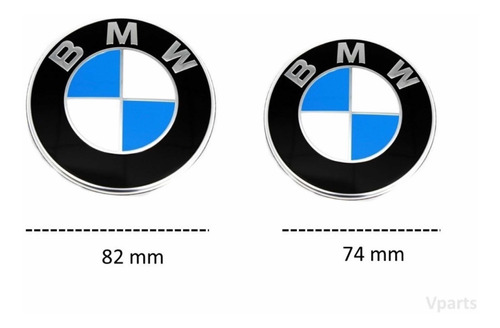 Emblema Bmw Capo Serie 1 3 5 7 X1 X3 X5 X2 Z3 ///m 82mm Foto 2