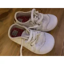 Zapatillas De Broderie Blancas! Número 24! Muy Buen Estado!