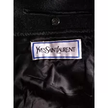 Tapado Sobretodo De Vestir Largo Yvessaintlaurent 