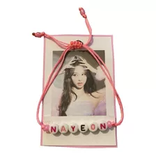 Pulsera Nayeon Twice Kpop Con Cubos Letras Ajustable Idols