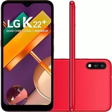 LG K22+ Vermelho 64gb Ram 3gb Dual Sim