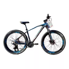 Bicicleta Mtb Profit Boston 27 Vel Negro/azul 