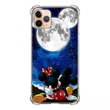 Capa Capinha Anti Shock Mickey Minnie Na Lua