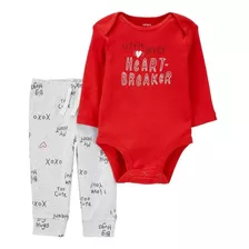 Carters Baby 2-piece Valentine's Day Bodysuit Pant Set