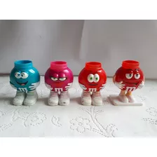 04 Bonecos Antigos M&ms / Mms Dispenser Mars