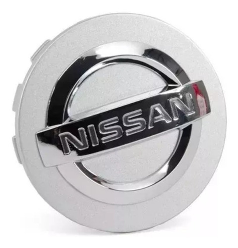 Emblema Central De Aro De Nissan Plateado De 54mm, 4 Piezas Foto 7