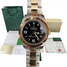  Reloj Rolex Explorer Automatico 40mm Zafiro Oyster Bitono