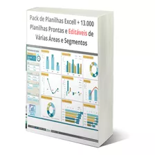 Pack + 13000 Mil Planilhas Excel 100% Editáveis + Brindes