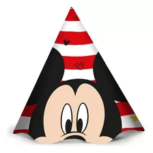 Chapéu Aniversario Festa Mickey Mouse 12 Unidades - Regina