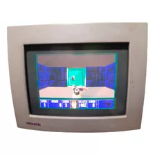 Monitor Crt Olivetti 9 Color Vga - Made In Italy - 220v