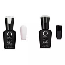 Color Gel Sailor White & Imperial Black Organic Nails (15ml)