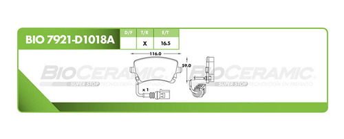 Balata Disco Trasera Audi Rs6 2003-2004 4.2 Foto 2