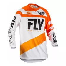 Fly Racing Jersey F-16 Naranja/blanco Yl