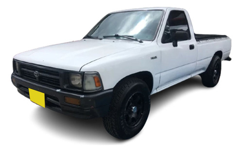 Espejo Manual Negro Izq Toyota Hilux 4x2 1992 A 1999 Tw Foto 2