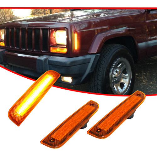 Luz Led De Posicin Lateral Delantera Para Jeep Cherokee Foto 7