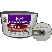 600 Undades Dvd-r 4.7 16x Com Logo Maketech