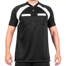 Camisa Árbitro Futebol Futsal Proteção Uv Tecido Respirável