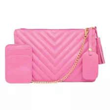 Bolsa Couro Pink Fina Hendy Bag