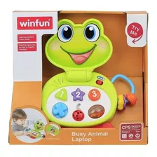 Laptop Tablero Aprendizaje Bebé C/música Sonidos Luz Winfun