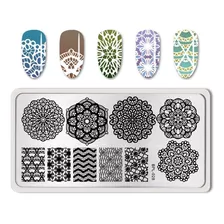 Born Pretty Mayoristas Lote Placas Stamping Sugar Nicole X10