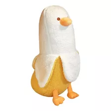 Seahome Banana Duck Plush Toy, Lindo Pato Plátano Peluche An