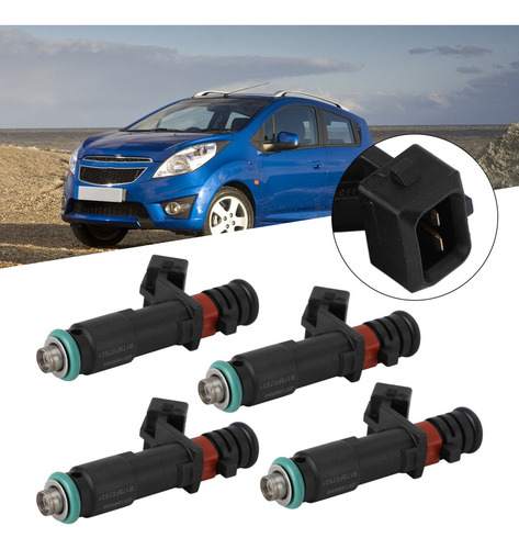 W 4 Inyector Combustible P/ Chevrolet Beat Spark 1.2 L4 Foto 6