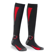 Calcetas Térmicas Para Moto Spidi Largas Gris/ Rojo Ns