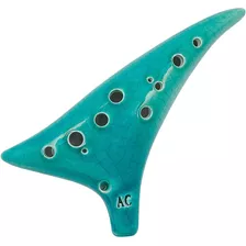 Instrumento Musical De Cerámica Ocarina De 12 Agujeros Altoc