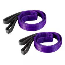 Par Cinta Sling Violeta Com Olhal 1 Tonelada 2m Seg 7x1