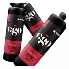 Kit 03 Shampoo Realçador De Cores Ego Bubbles 1000ml