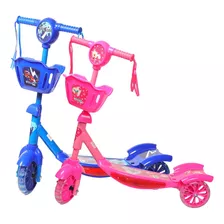 Patinete Infantil 3 Rodas Musical C/ Luz Kiddy Replay Kids