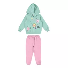 Conjunto Menina Com Touca Espaço Divertido Malwee Kids