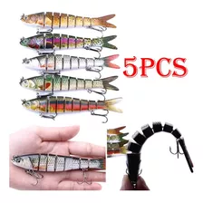 Peixe Duro Biônico Luya Peixe Multi-segmentado 8 Segmentos 5