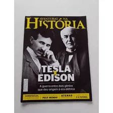 Revista Aventuras Na História Tesla X Edison Z34