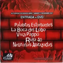 Dvd Original La Renga Ruta 40 2007 Autodromo Ciudad De Bs As