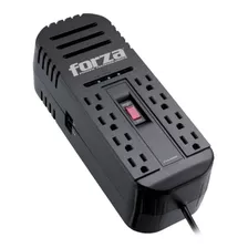 Regulador De Voltage Forza Fvr-2201 2200va/1100w 8 Tomas Color Negro