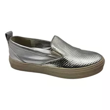 Nine West Tenis Loafer Slip On Mujer Plata. La Segunda Bazar