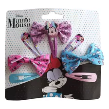 Hebillas Minnie Mouse Accesorio Para El Pelo Original Disney