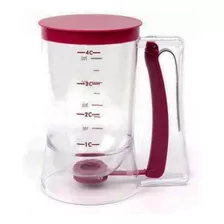 Funil Dispenser Para Massas Com Alça Dosadora Cupcake 900ml Cor Transparente