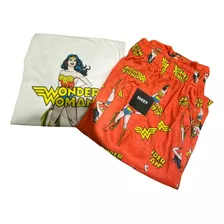 Pijama Manga Corta Y Pantalon Largo Wonder Woman Sheep Sh324