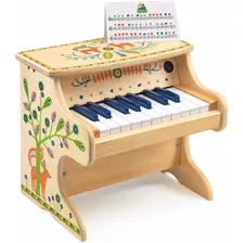 Piano Madera Electrónico Niños Djeco Música Cadaques Kids