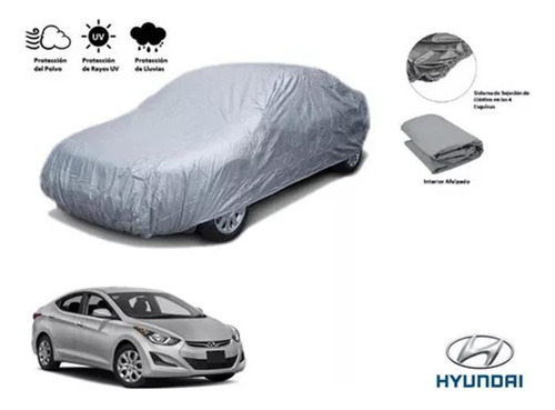 Forro Funda Cubreauto Afelpada Hyundai Elantra 2.0l 2019 Foto 2