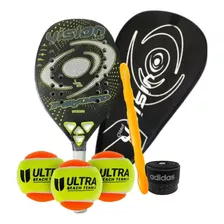 Raquete Beach Tennis Vision Pyramid Pro + Kit